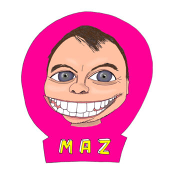 Maz/Pink - Men's T-Shirt Design