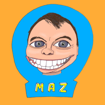 Maz/Blue - Kid's T-Shirt Design